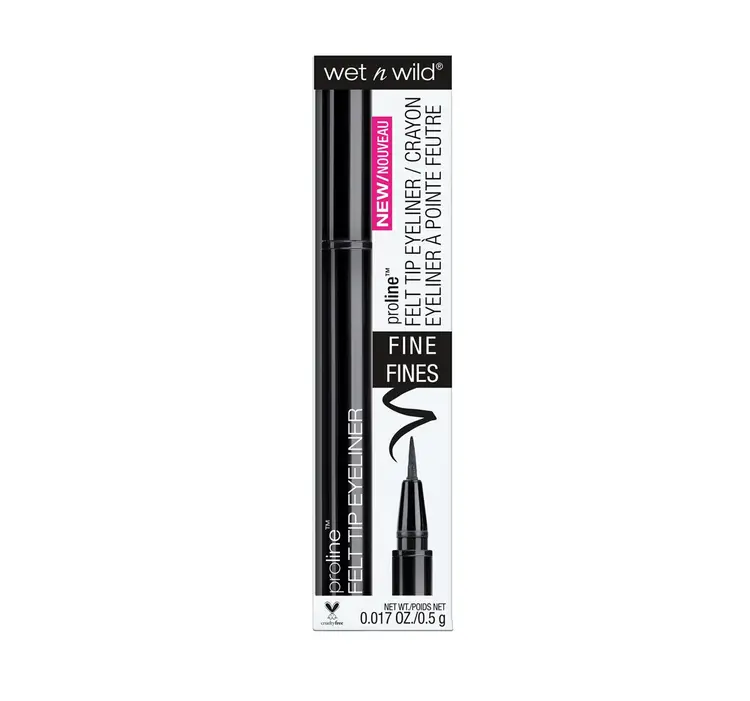 4049775587527 Wet N Wild Proline Felt Tip Eyeliner Black - Image 1